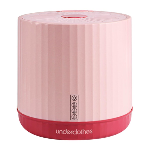 4l Foldbar Dehydrerbar Lille Mini Bærbar Rensning Underundertøj Underundertøj Vaskemaskine Pink Pink