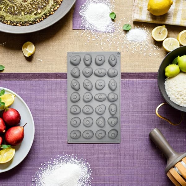 Silikon sjokoladeformer Non-Stick og tåler oppvaskmaskin Kunstnerisk