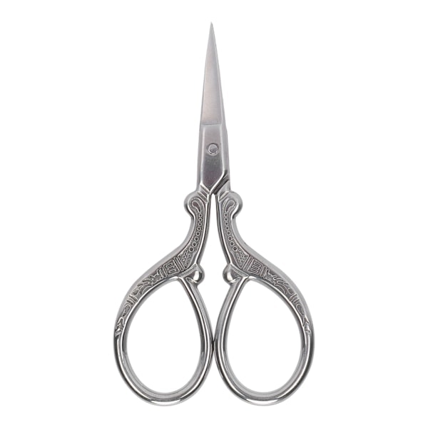 Stainless steel embroidery shears, small hand-made tasks for paper cutting, art and craft projects (silver rose)