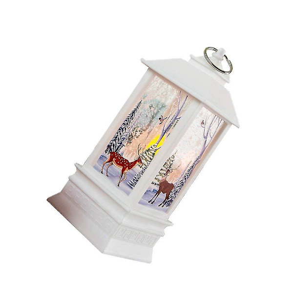 Julelykt Lampe Nattlys Snømann Dekorasjon Skrivebords Ornament