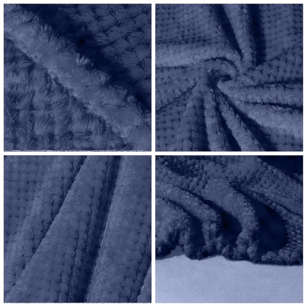 Solidfarget Ananas Rutete Flanell Teppe Coral Fleece Sofadekke Teppe Aircondition Teppe