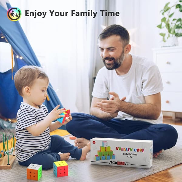 Fullstor 3x3x3 Speed Cube Set (10-pack)