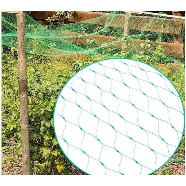 4 x 12 meter, have net, plantebeskyttelse til blomster, maks. 48 m², klippet