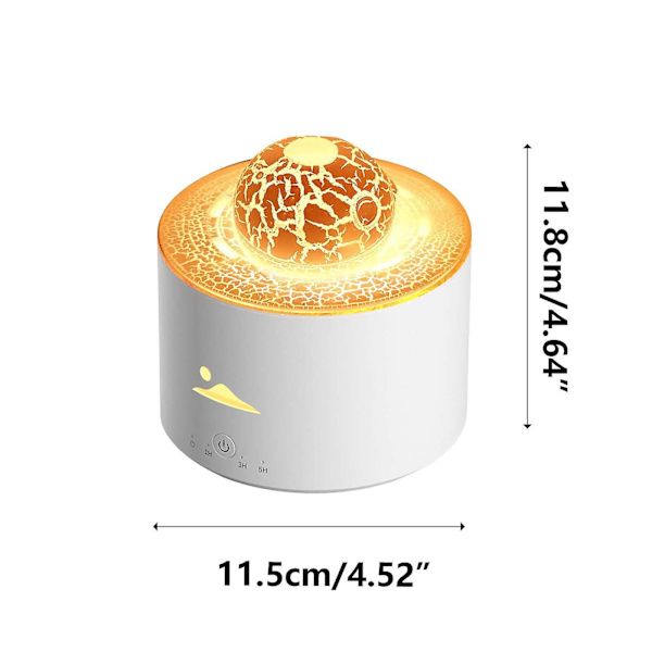 Flame Planet Aroma Diffuser Hvid