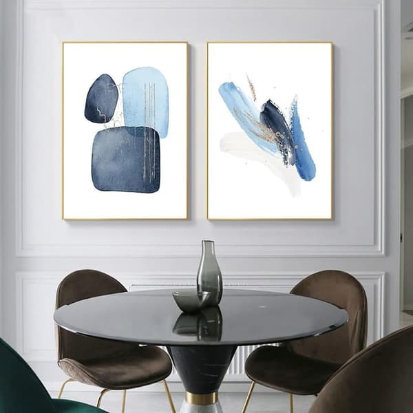 Set med 3 canvastavlor, bohemisk stil, modern, väggdekoration, för vardagsrum, sovrum, utan ram (A, 3x40x60cm)
