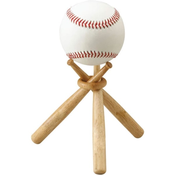 1 PAKETTI Baseball-telineenpidike Baseball-jalusta Näyttöteline Puusta