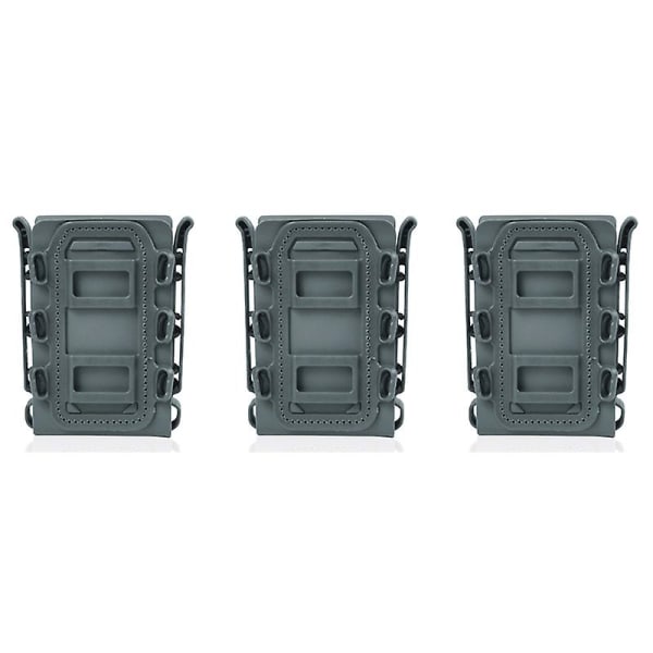 Magasinficka Fast Mag för 5.56/7.62 Molle System Snabb Drag Elastisk Clip ShellGrå Färg