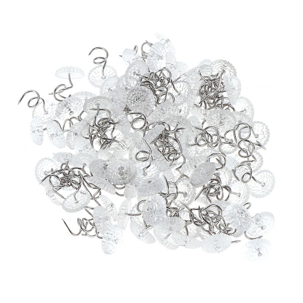 150 stk. Dynebetrækssæt Polstringsskruer Spiral Push Pin Fastgørere Headliner Pin 2X1CM