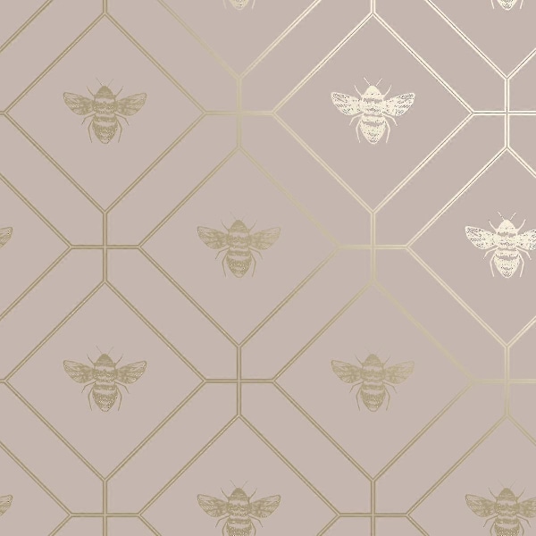 Honeycomb Bee Tapet Holden