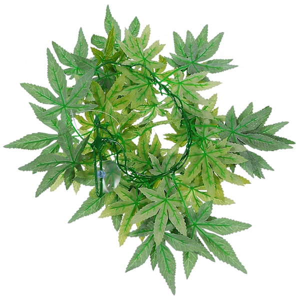 Kunstig Rattan Reptil Vine Simulationsplante Rattan Hængende Falsk VineGrøn 50CM