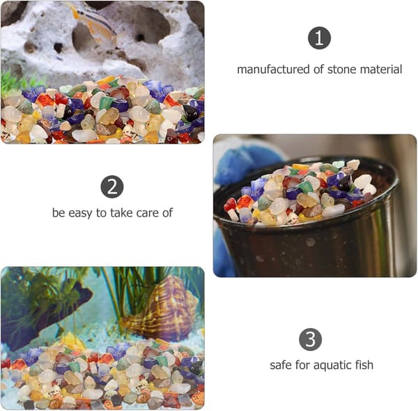 Agat dekorative perler 7-9 mm farvede halvædelsten 500g