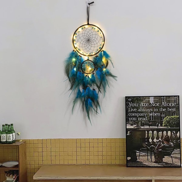 Bell Feather Dreamcatcher Vedhæng Dekoration Håndværk Vedhæng