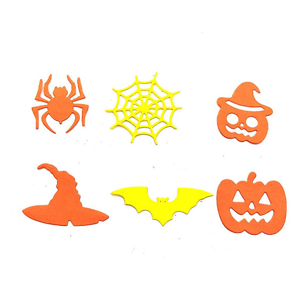 Halloween-element Metallstansmall för DIY-pyssel, Scrapbooking, Album, Papperskort, Stansform, Prägling, Dekoration, Silver
