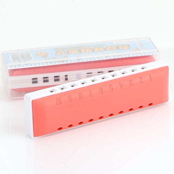 10-hulls Harmonium i C-dur i Resin for Barn, Nybegynner Armonica for Barn