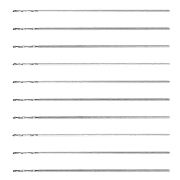 10 stk spiralbor liten rett skaft perleborverktøy K10 0,3 mm