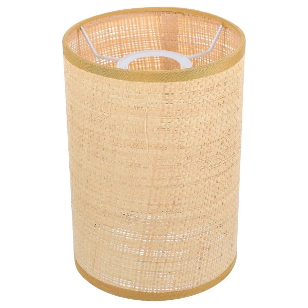 Vävd Lampskärm Dekorativ Rattan Lampskärm För E27/e14 Bordlampor Golvlampor 20.5X14X14CM 20.5X14X14CM