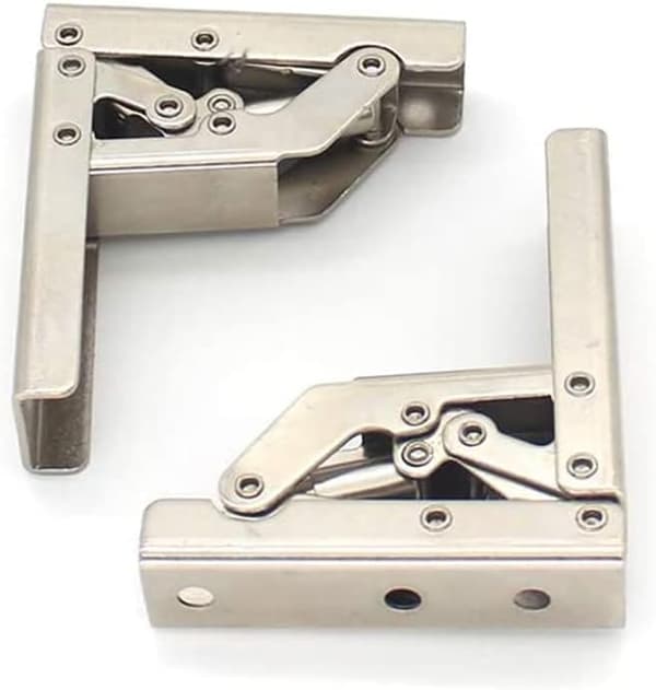 2 pieces cabinet hinges, 90/180 degree folding hinges overlay Sta