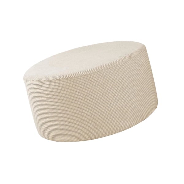 1/2/3/5 Avtagbara ottomanöverdrag runt skydd Beige 1 st