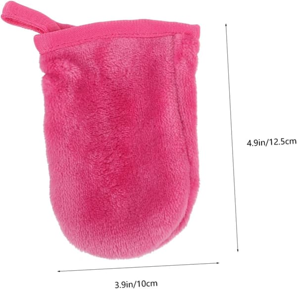 Skønhedsmakeupfjernelseshansker 6 stk. Mikrofiber Ansigtsrensehandsker Bløde Vaskehandsker