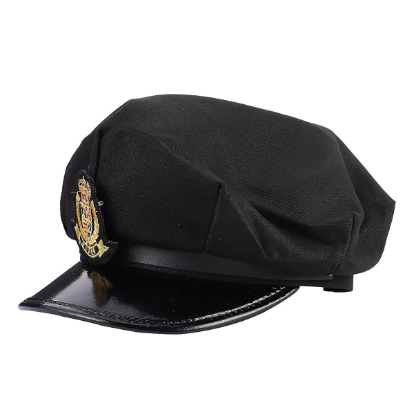 Octagonal Sailors Hat Admiral Hat Sea Golden Wheat Captains Skipper Hat Assorted Color 124x19,5x9cm Assorted Color 1 24x19.5x9cm