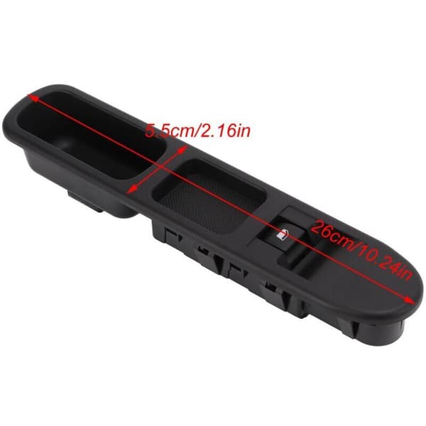 Window Lifter Switch Passenger Side 6490.HQ ABS Black Sensitive Replacement for PEUGEOT 207