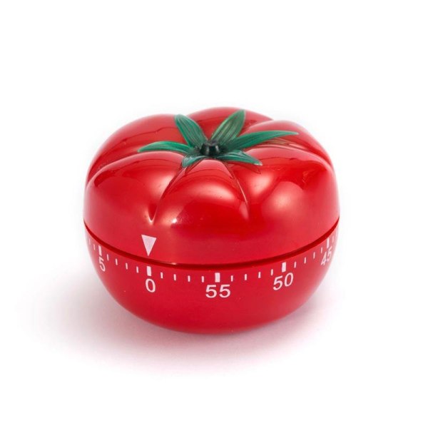 Kitchen Craft Mekanisk Opptrekkbar 60 Minutters Timer 360 Graders Roterende Tomatsformet Kjøkken Timer