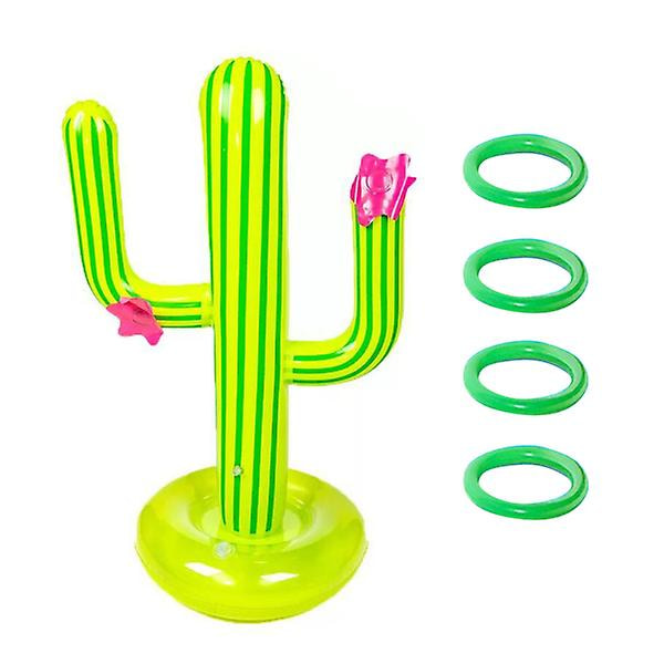 1 Set Pool Leks sommarfest Poolspel Simbassäng Ringkastningsspel Leksak 31X25X63CM