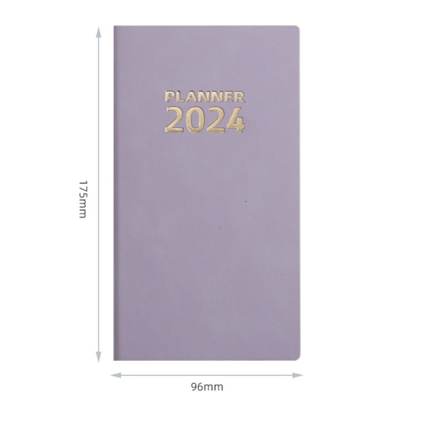 3 stk. Trykte Produkter 2024 Lommeplanlægger/Lommekalender 2024 Ugentlig Kalender/Ugentlig Planlægger Organizer