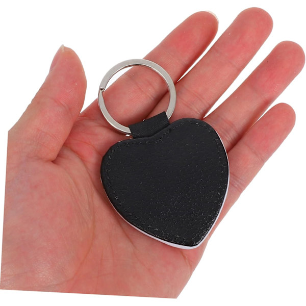 Advanced Heat Transfer Keychains, Lychee Pattern PU Leather Keychains, Stylish DIY Accessory
