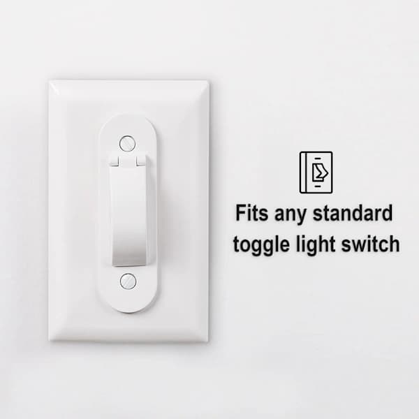 Child-Safe Wall Switch Cover Toggle Style Light Switch Cover White