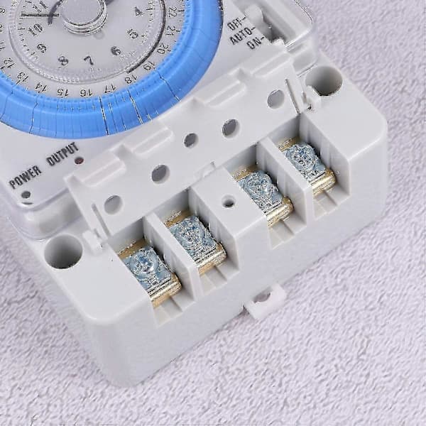 Mechanical Timer, 12VAC/DC Time Control Switch Kitchen Timer Portable Precision Timer Time Control Switch For Outdoor Fo-9192339851864