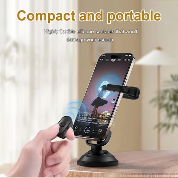 2-in-1 Page Turner Remote Control Lightweight E-book Page Turner Record Triggers Remote Control for Kindle Paperwhite Accessories