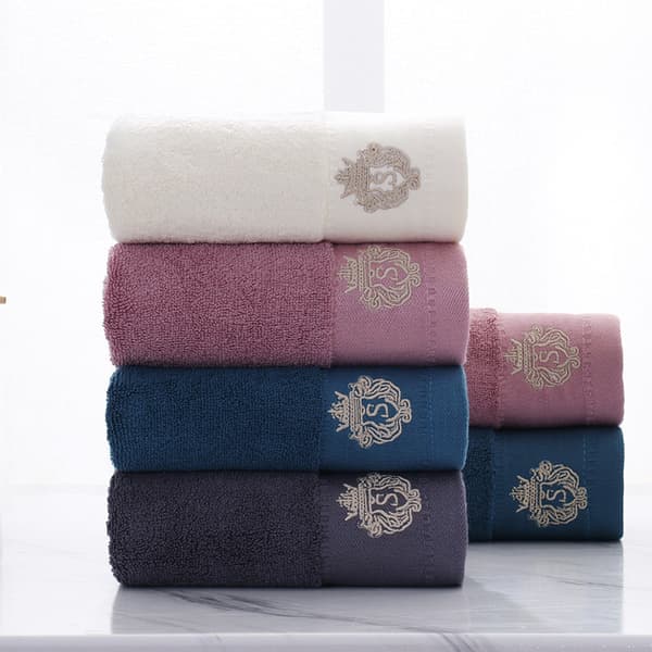 4-farvet 4-delt sæt af 34 * 75 cm bambusfiberhåndklæder, bambusfiber