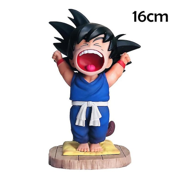 Anime Z figur Barndomsfigur Søvnbad Action Statue Saltomortale Sky Model Dukkesamling blå Goku ingen æske