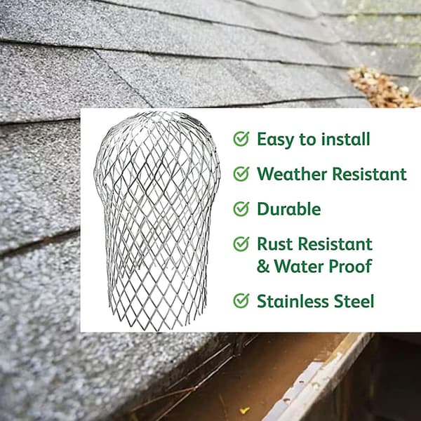 8-pack Gutter Guards, Aluminum Gutter Guards with Filter, Gutter Guards to Prevent Leaf Clogging, 3.5 Inch