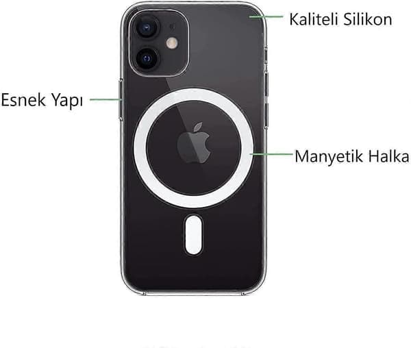 bavurmak iPhone 11 Pro-deksel med Magsafe-funksjon - Transparent (iPhone 11 Pro 6.1\")