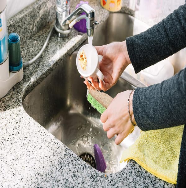 10-pack Natural Scouring Sponges – Eco-Friendly Plant-Based Cleaning