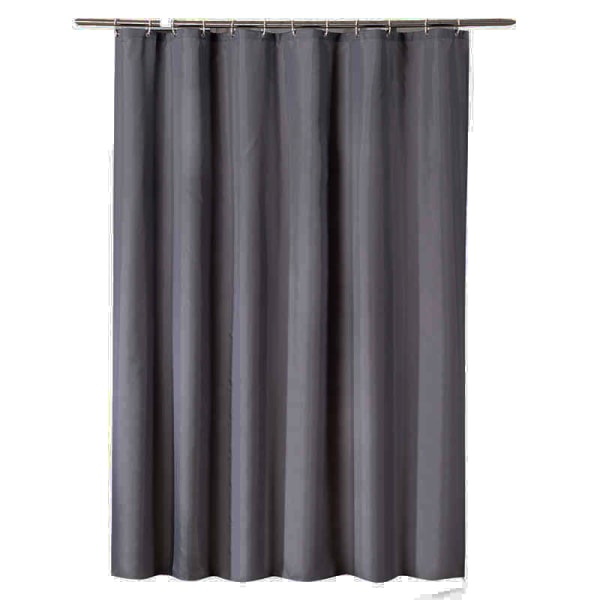 Tykt polyester monokromt bruseforhæng 180*200cm
