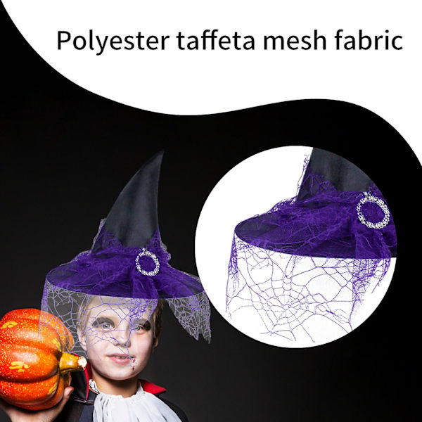Mesh Spænde Troldmandshue Violet