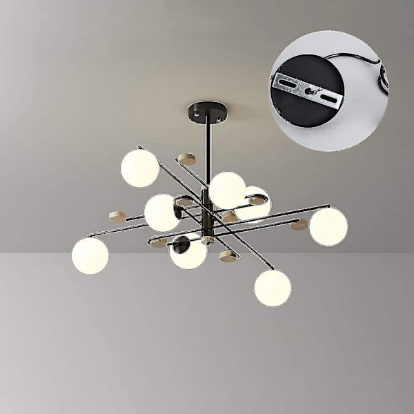 4 stycken takplåtshållare - Chandelier fästtillbehör för hemmakontor takbelysning lamphållare