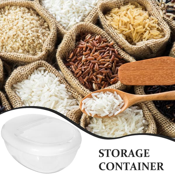 5 kg Large Grain Storage Container Rice Dispenser 5 kg Capacity PP Material Airtight Design