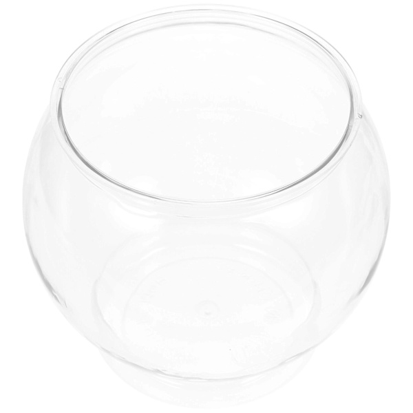 Rund Glas Vase Hydroponisk Planteholder Glas Skål Fiskeskål Plastik Hydroponisk Potte Hydroponiske Beholdere Glas Betta Tank Transparent 18X18X16CM