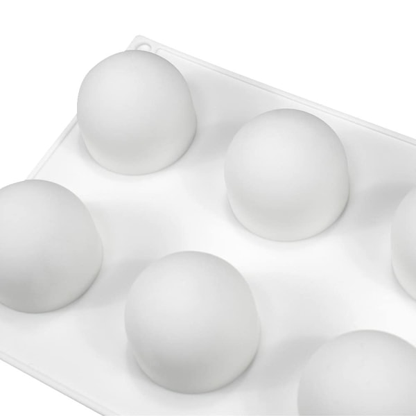3D silikoneforme kugleform sfære, bageform til mousse kage, fondantform silikoneform til bagning af kager