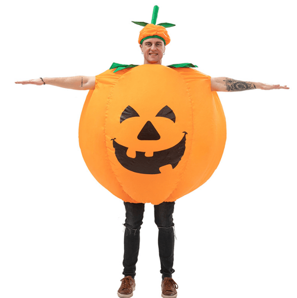 Uppblåsbara pumpa-kostymer Halloween Cosplay-dräkter