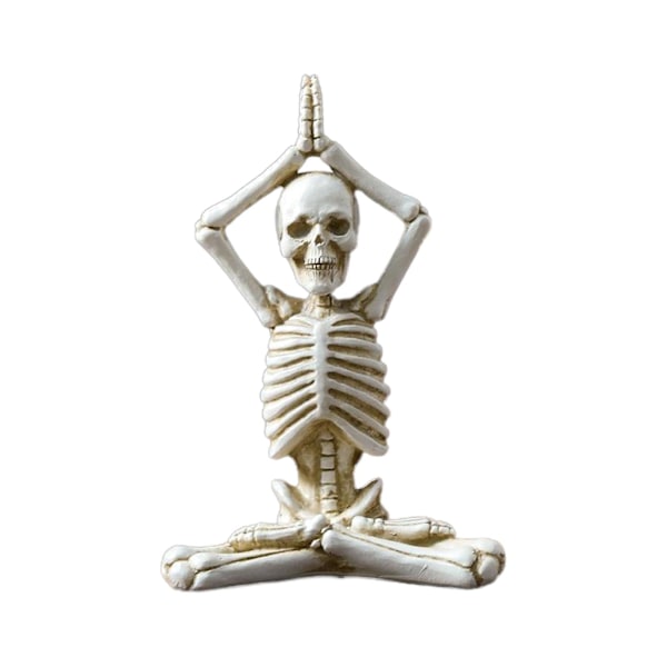 Halloween-joogan kallopatsas, tasainen, asuntolan, joogastudion ja olohuoneen koriste, valkoinen