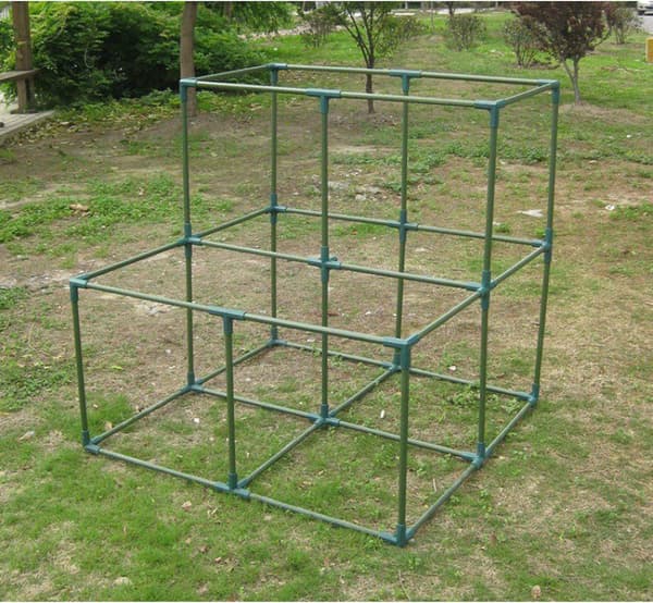 12-pak 16 mm PVC 3-vejs kobling til drivhusramme