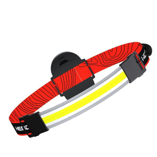 Super Bright LED Hodelykt, USB Oppladbar Lys Hodelykt for Fotturer Løping Fiske Camping.
