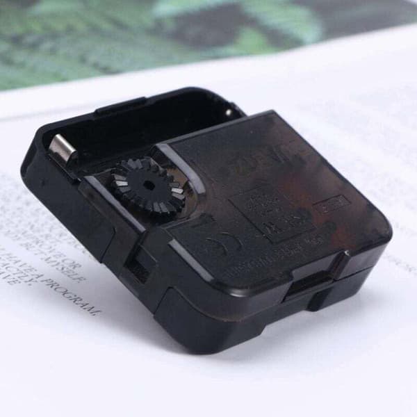 Quartz DIY wall clock movement, battery operated, silent, sweeping motor, pointer clock
