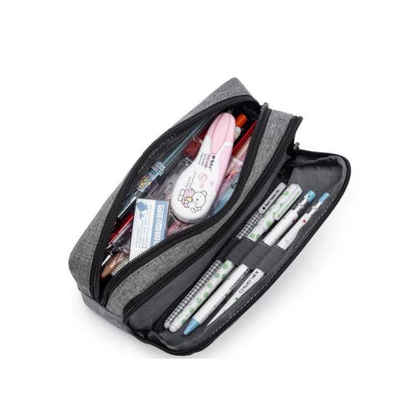 Small Case, Large Case, Highlighter, Wallet, Stationery Organizer (Black)