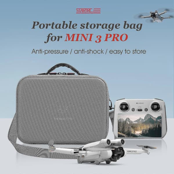 Mini 3 Pro Bärväska, Portabel Resväska För DJI Mini 3 Drontillbehör (Mini 3 Pro RC)